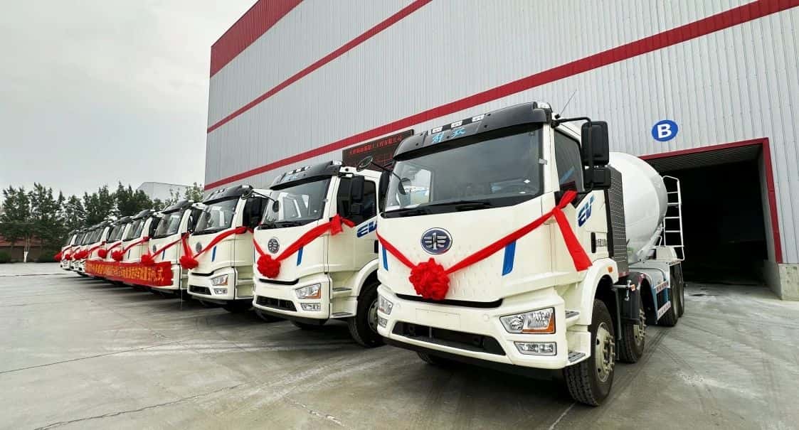 實力見證！中集車輛攪拌車再獲大客戶批量復購